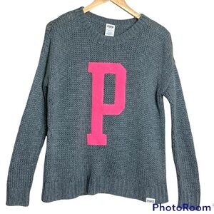 Pink Victoria’s Secret gray wool blend sweater In XSmall